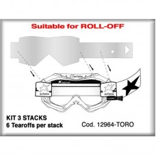 Пленки TEAROFF (отрывники) для системы ROLL-OFF 3 упаковки по 6 пленок