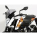 Ветровое стекло для мотоцикла Racing "R" KTM Duke 125 / 200 / 390, цвет Серый