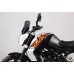 Ветровое стекло для мотоцикла Spoiler ''S'' KTM Duke 125 / 200 / 390, цвет Серый